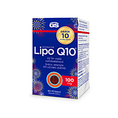 GS Koenzym Lipo Q10 100 mg, 60+10 kapslí NAVÍC, dárkové balení