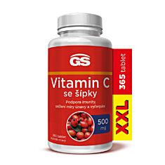 GS Vitamin C 500 se šípky, 365 tablet XXL