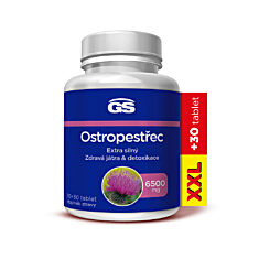 GS Ostropestřec 6500 mg, 70+30 tablet XXL
