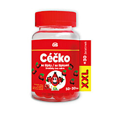 GS Céčko se šípky, želatinky bez cukru, 50+30 ks XXL