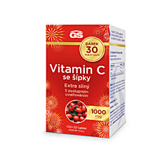 GS Vitamin C1000 se šípky, 2 × 100+30 tablet NAVÍC, dárkové balení