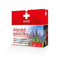 Cemio Alpské pastilky, 40 pastilek
