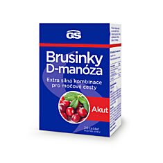 GS Brusinky Akut & D-manóza Akut, 2 x 20 tablet