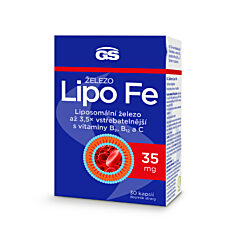 GS Železo Lipo Fe, 4 × 30 kapslí