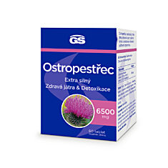 GS Ostropestřec 6500 mg, 60 tablet