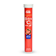 GS Extra C 500 červený pomeranč, 20+5 šumivých tablet