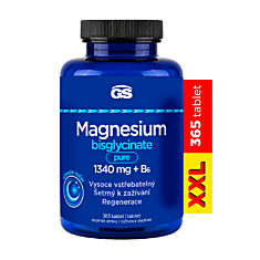 GS Magnesium bisglycinate PURE 1000 mg + B6, 365 tablet XXL