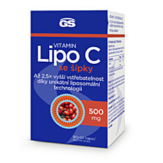 GS Vitamin Lipo C 500 mg se šípky, 4 × 100 kapslí