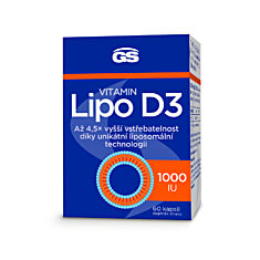 GS Vitamin Lipo D3 1000 IU, 4 × 60 kapslí