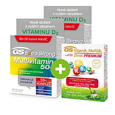 GS Extra Strong Multivitamin 50+, 2 × 120 tablet