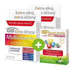 GS Extra Strong Multivitamin, 2 × 120 tablet