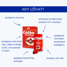 GS Céčko želatinky, 2 × 50 ks