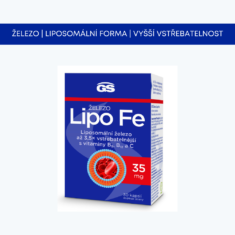 GS Železo Lipo Fe, 4 × 30 kapslí