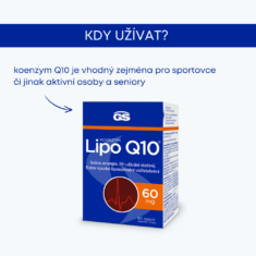 GS Koenzym Lipo Q10® 60 mg, 60 kapslí