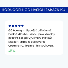 GS Koenzym Lipo Q10® 100 mg, 2 × 60 kapslí