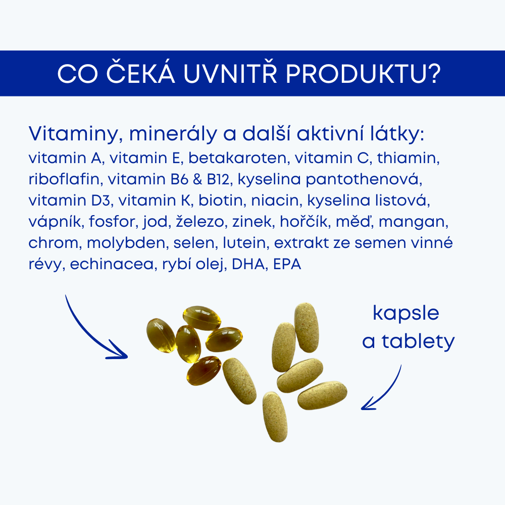 GS Extra Strong Multivitamin 65+, 2 × 60 tablet + 60 kapslí (obrázek 5)