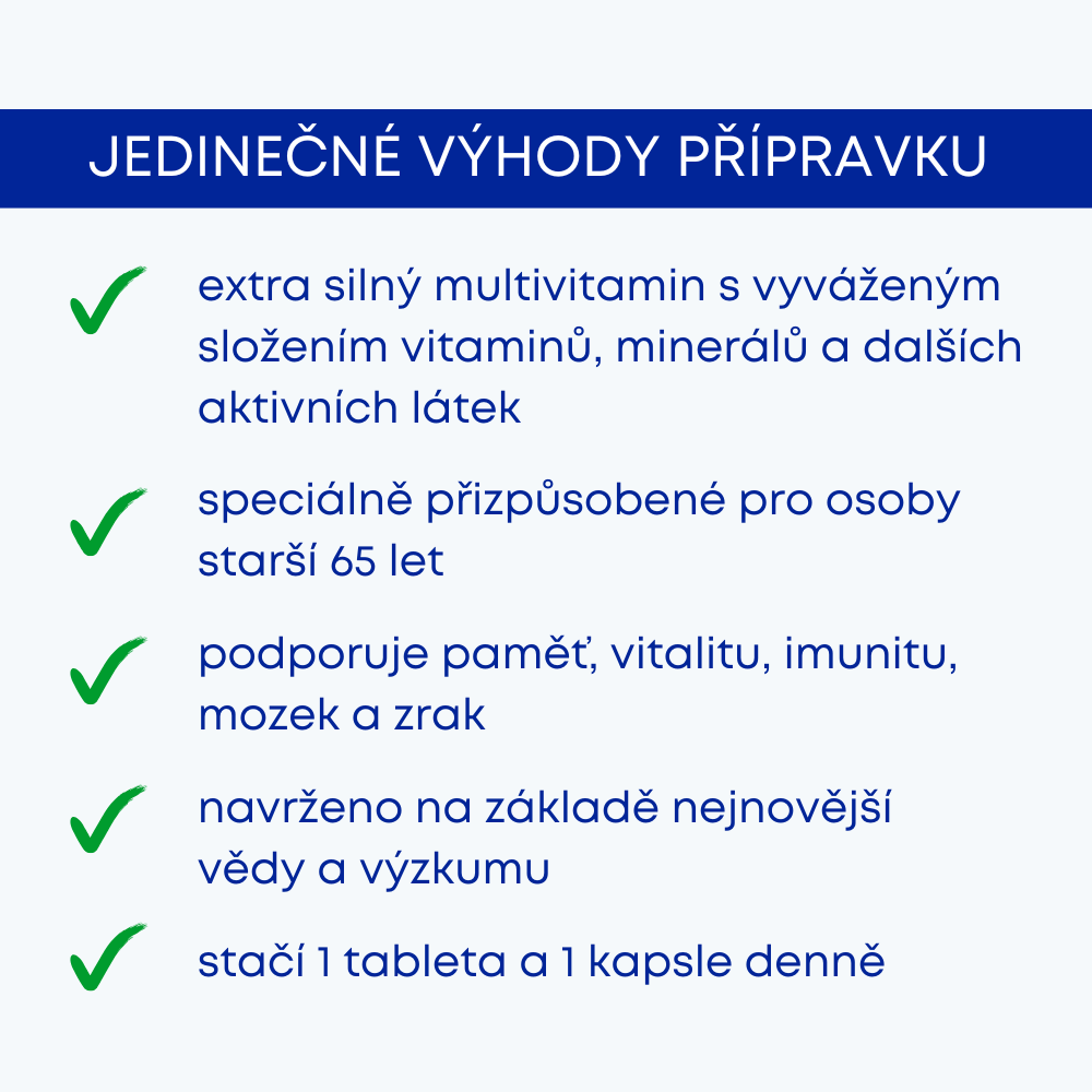 GS Extra Strong Multivitamin 65+, 2 × 60 tablet + 60 kapslí (obrázek 3)