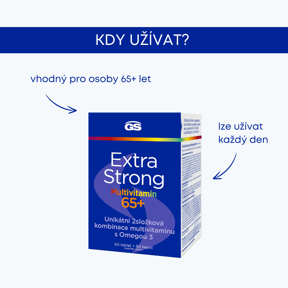 GS Extra Strong Multivitamin 65+, 2 × 60 tablet + 60 kapslí (obrázek 4)