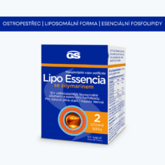 GS Lipo Essencia se silymarinem, 4 x 60 kapslí