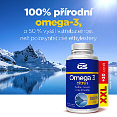 GS Omega 3 citrus, 150+30 kapslí XXL