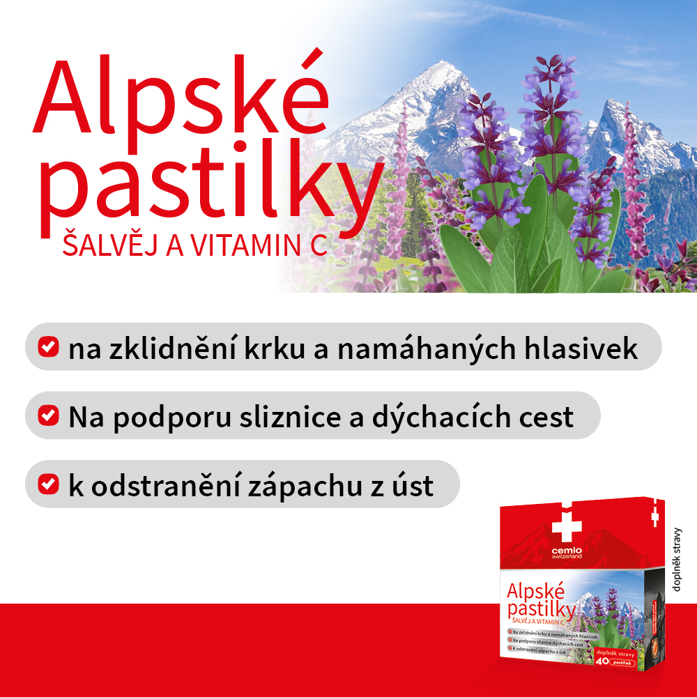 Cemio Alpské pastilky, 40 pastilek (obrázek 3)