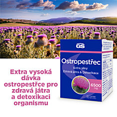 GS Ostropestřec 6500 mg, 60 tablet