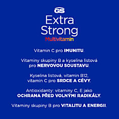 GS Extra Strong Multivitamin pomeranč, 20+5 šumivých tablet
