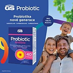 GS Probiotic Antibio, 4 × 10 kapslí