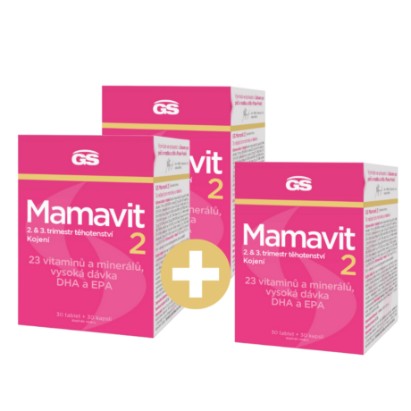 GS Mamavit 2 Těhotenství a kojení, 60 tablet + 60 kapslí