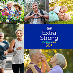 GS Extra Strong Multivitamin 50+, 120+20 tablet XXL