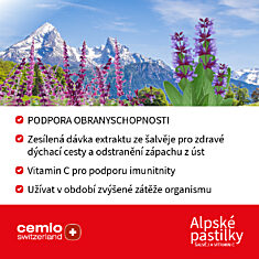 Cemio Alpské pastilky, 20 pastilek