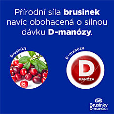 GS Brusinky Akut & D-manóza Akut, 2 x 20 tablet