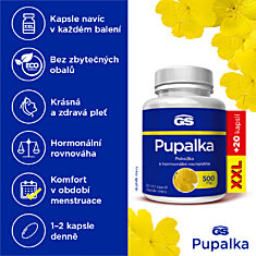 GS Pupalka, 90+20 kapslí XXL