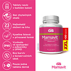 GS Mamavit 1 Plánování a 1. trimestr, 90+20 tablet XXL