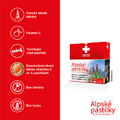 Cemio Alpské pastilky, 40 pastilek