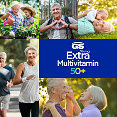 GS Extra Strong Multivitamin 50+, 90+40 tablet NAVÍC, dárkové balení