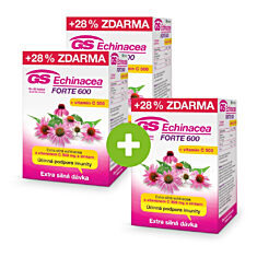 GS Echinacea FORTE 600, 70+20 tablet - 2+1 ZDARMA