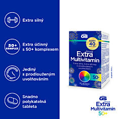 GS Extra Strong Multivitamin 50+, 90+40 tablet NAVÍC, dárkové balení