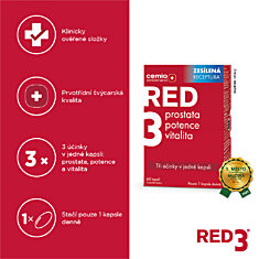 Cemio RED3®, 60 kapslí, NOVÝ