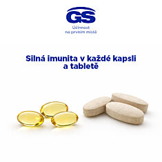 GS Extra Strong Multivitamin 65+, 2 × 60 tablet + 60 kapslí, dárkové balení
