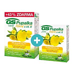 GS Pupalka FORTE s vitaminem E, 70+30 kapslí