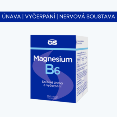 GS Magnesium s vitaminem B6, 400 tablet