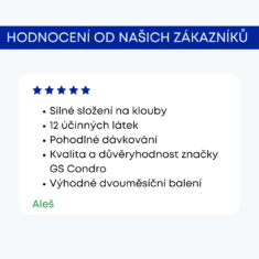 GS Perfect Condro, balení na 2 měsíce