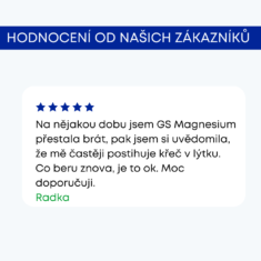 GS Magnesium s vitaminem B6, 400 tablet