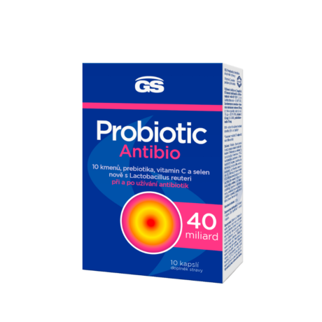 GS Probiotic Antibio, 10 kapslí