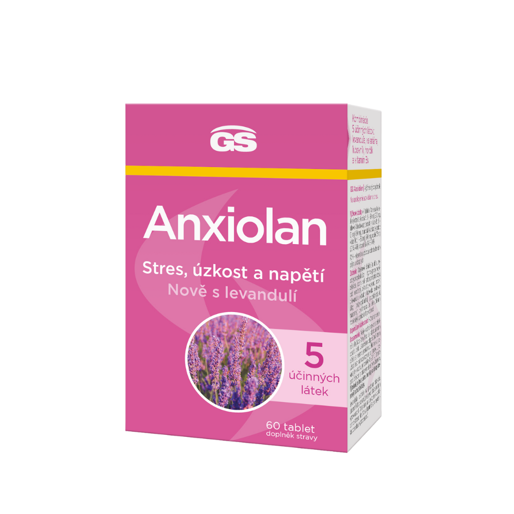 GS Anxiolan s levandulí, 60 tablet