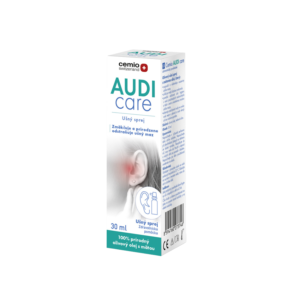 Levně Cemio AUDI care ušní sprej, 30 ml