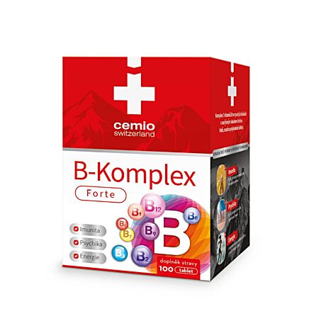 Cemio B-Komplex Forte, 100 tablet