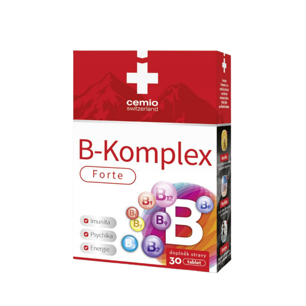 Levně Cemio B-Komplex Forte, 30 tablet