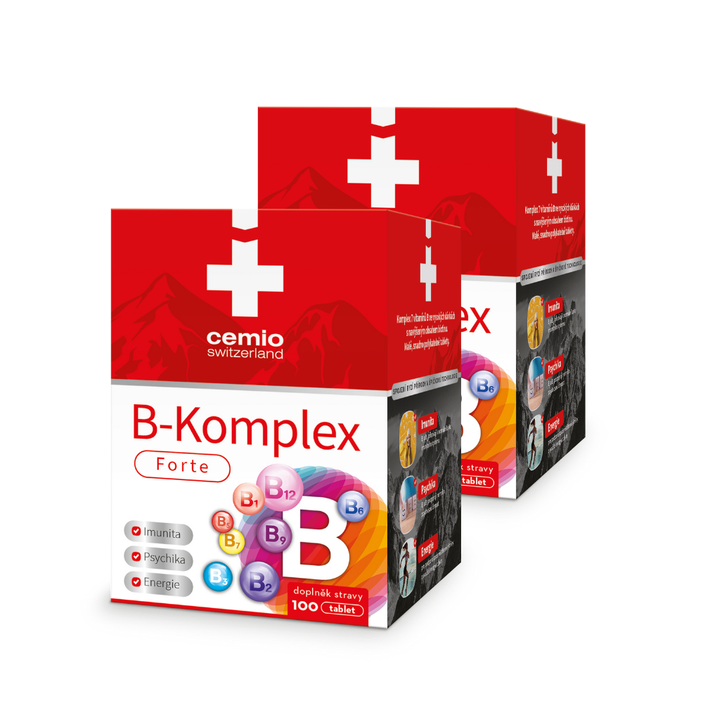 Cemio B-Komplex Forte, 2 × 100 tablet